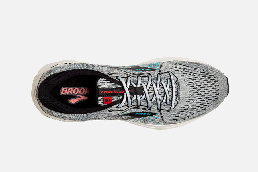 Brooks Adrenaline GTS 21 Road Running Shoes Mens - Grey - MYTAF-8012